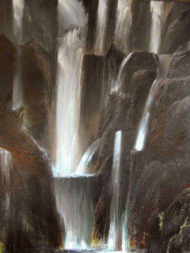 Tableau de Ajnay Cascade cathédrale