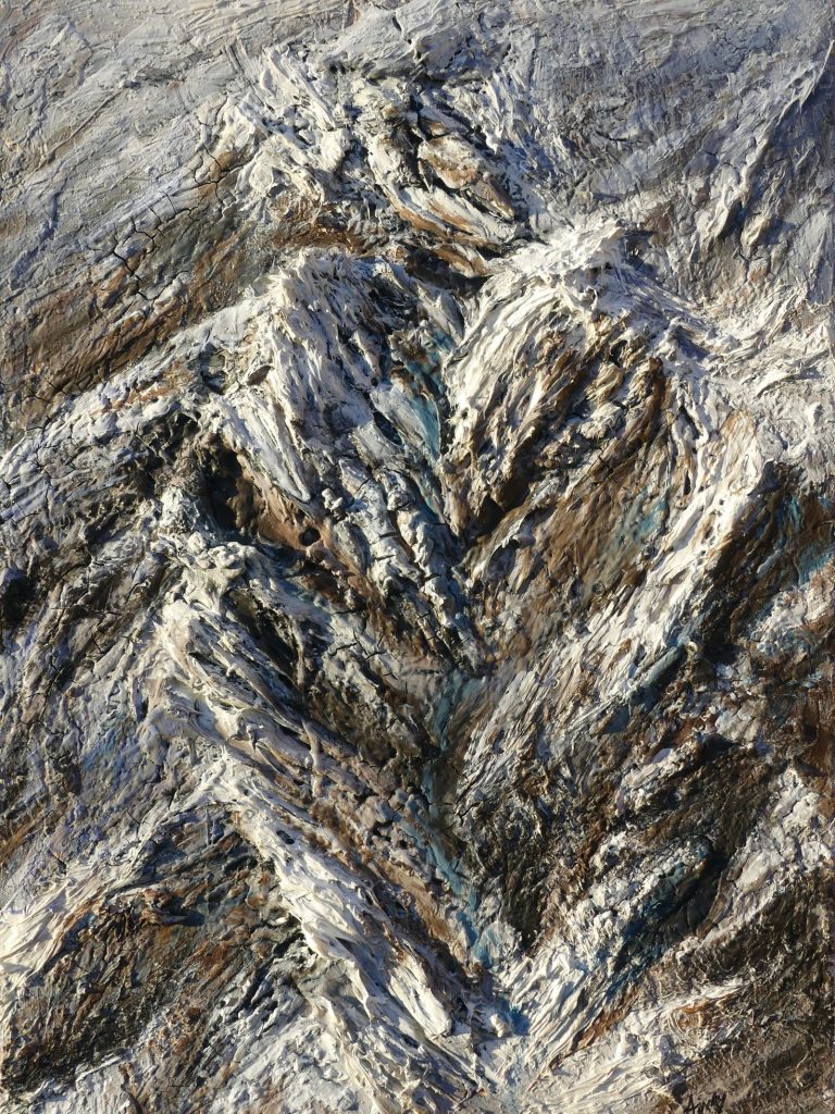 L'ancien glacier tableau de Ajnay
