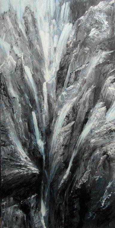 Peinture de Ajnay Cascade d'enfer