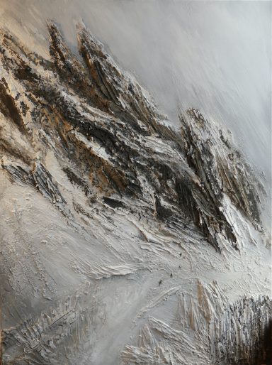 Tableau pics montagne de l'artiste peintre Ajnay