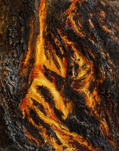 Tableau lave et volcans de Ajnay