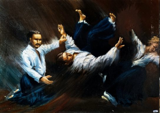 Tableau arts martiaux de Ajnay