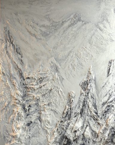 Tableau vallée blanche de l'artiste peintre Ajnay